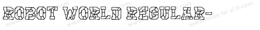 Robot World Regular字体转换
